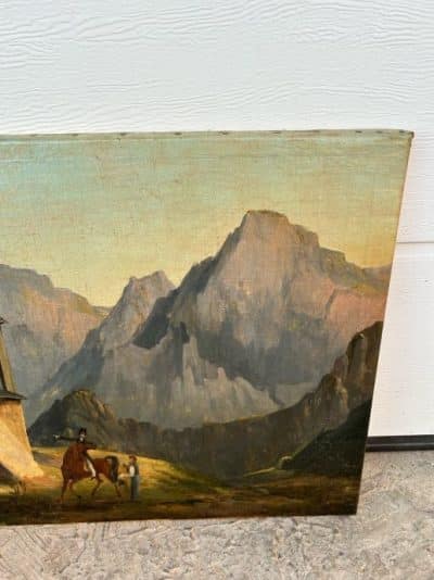 Antique Oil on Canvas - Image 4