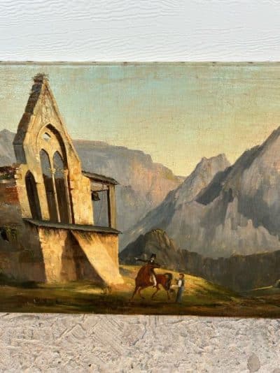 Antique Oil on Canvas - Image 7