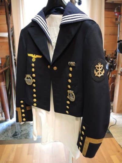 WW2 German Navy Uniform, 3 piece. - Image 2