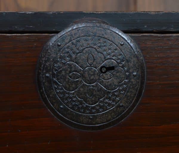 Japanese Elm Wood Tansu Chest SAI2919 - Image 3