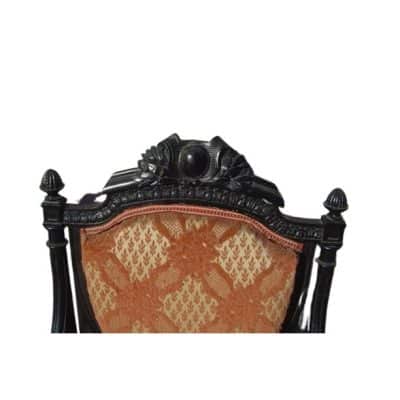 19th Century Carved Armchair, 2 piece. - Image 4
