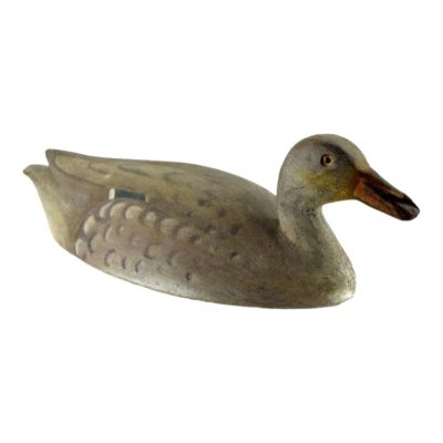Mid 20th Century Vintage Wooden Duck