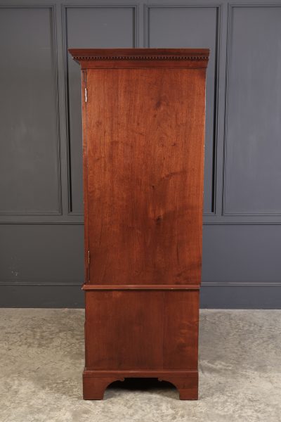 18th Century Mahogany Bachelors Wardrobe - Image 10
