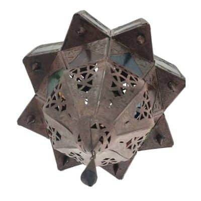 19th Century Jewish Ner Tamid Light Ceiling Light - Image 4
