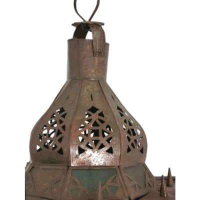 19th Century Jewish Ner Tamid Light Ceiling Light - Image 6
