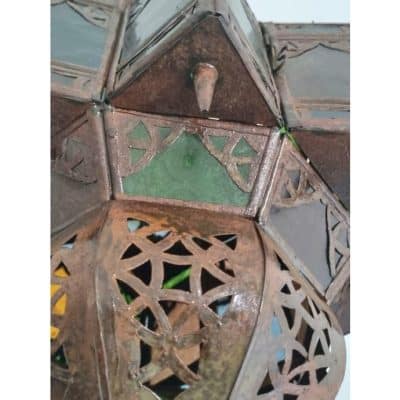 19th Century Jewish Ner Tamid Light Ceiling Light - Image 8