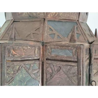 19th Century Jewish Ner Tamid Light Ceiling Light - Image 7