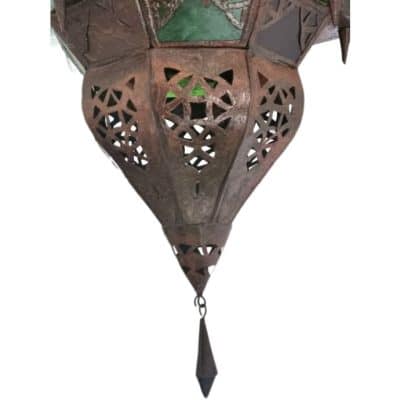 19th Century Jewish Ner Tamid Light Ceiling Light - Image 9
