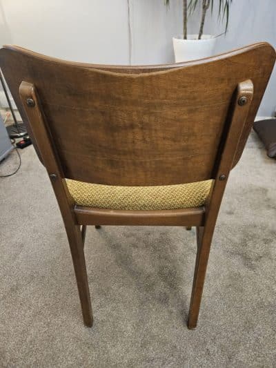 MUSTARD COLOUR RETRO CHAIR - Image 4