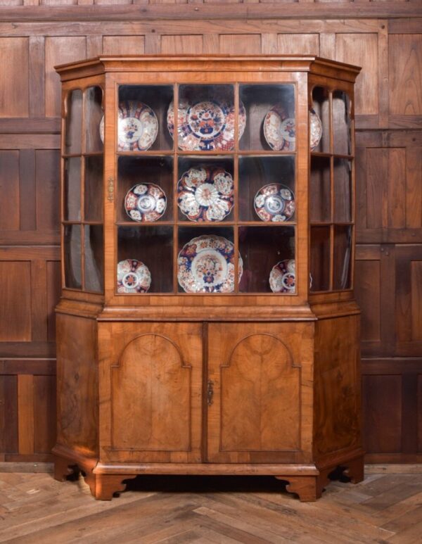 19th Century Dutch Walnut Display Cabinet SAI2083