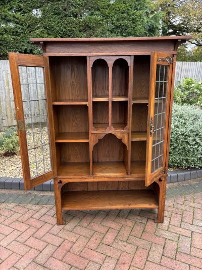 Arts & Crafts Bookcase Cabinet - Image 6