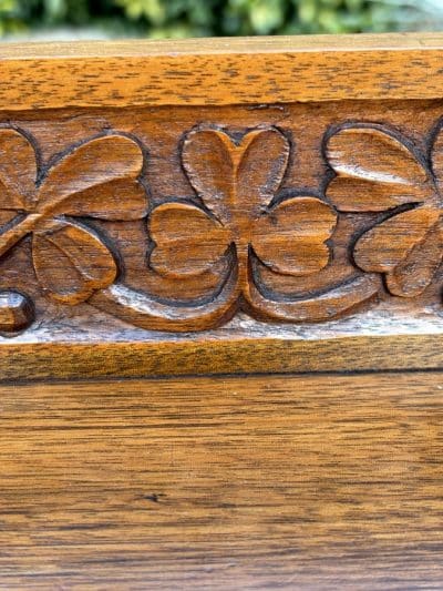 Arts & Crafts Walnut Bookcase c1910 - Image 6