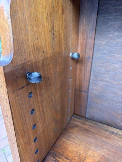 Arts & Crafts Walnut Bookcase c1910 - Image 8