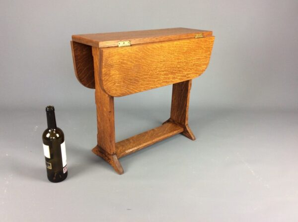 Arts and Crafts Occasional Drop Leaf Table - Image 10