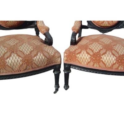 19th Century Carved Armchair, 2 piece. - Image 3