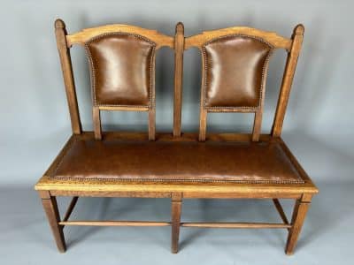 Pair of Arts & Crafts Glasgow School Benches - Image 13