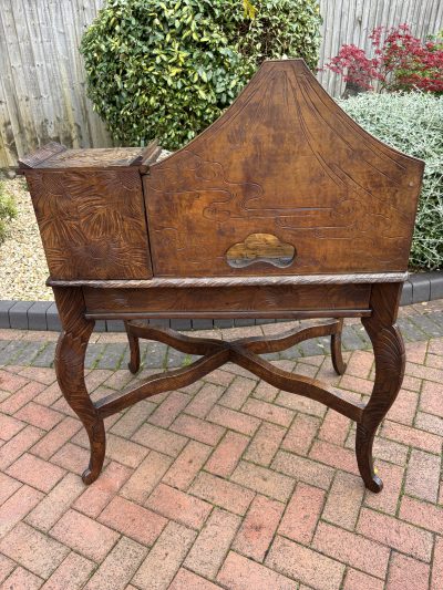 Rare Liberty Arts & Crafts Writing Desk c1905 - Image 15