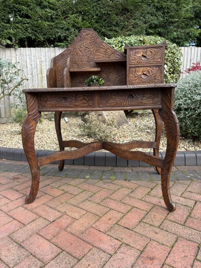 Rare Liberty Arts & Crafts Writing Desk c1905 - Image 3