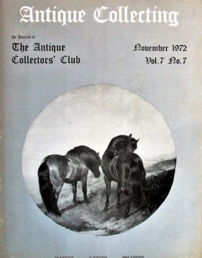 Antique Collecting November 1972