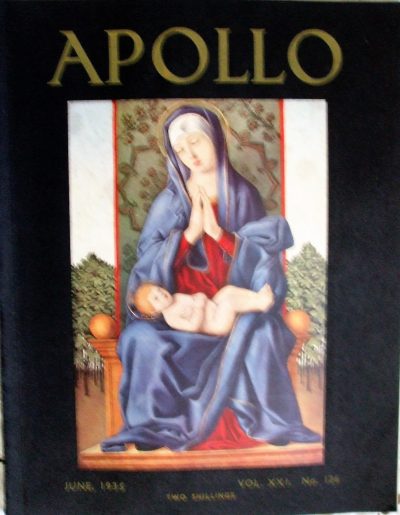 Apollo ~ Vol. XXI ~ No. 126 ~ June 1935