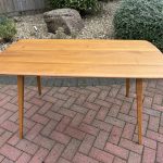 Mid Century Ercol Plank Dining Table dining table Antique Furniture