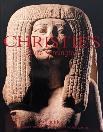 Christie’s ~ Antiquities ~ London ~ 07. 11. 2001