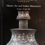 Christie’s ~ Islamic Art and Indian Miniatures ~ London ~ 28. 04. 1998 Auction Catalogues