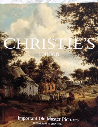 Christie’s ~ Important Old Master Pictures ~ London ~ 11. 07. 2001