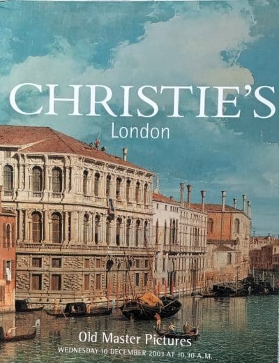 Christie’s ~ Old Master Pictures ~ London ~ 10. 12. 2003