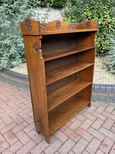 Arts & Crafts Walnut Bookcase c1910