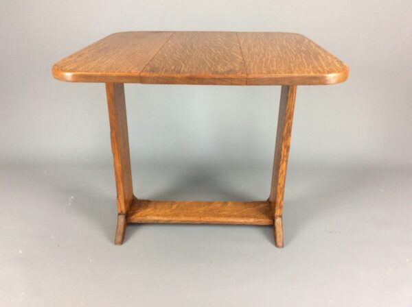 Arts and Crafts Occasional Drop Leaf Table - Image 3