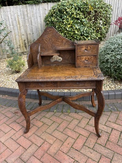 Rare Liberty Arts & Crafts Writing Desk c1905 - Image 2