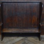 Early 19th Century Pine Settle SAI3541 Pine bench Antique Benches