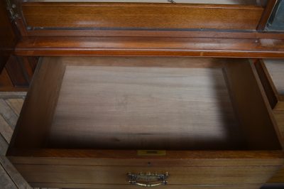 Edwardian Walnut Linen Press SAI3524 - Image 11
