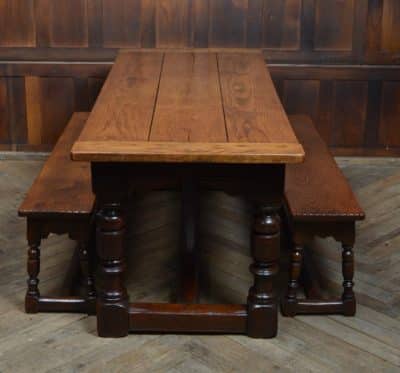 19th Century Oak Bench Set SAI3530