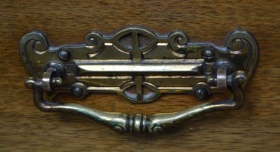 Edwardian Walnut Linen Press SAI3524 - Image 13