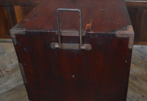 Japanese Elm Wood Tansu Chest SAI2919 - Image 13
