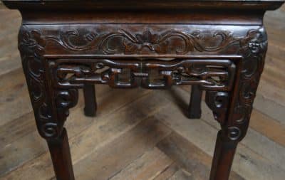 Chinese Marble Top Plant Stand SAI3507 - Image 6