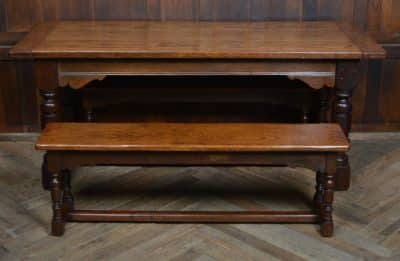 19th Century Oak Bench Set SAI3530 - Image 6