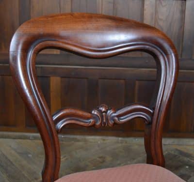 Pair Of Victorian Balloon Back Chairs SAI3178 - Image 6