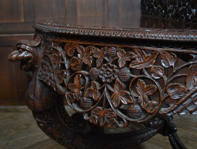 Padouk Demi-lune Console Table SAI3542 - Image 20
