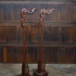 Chinese Hardwood Dragon Lantern Stand SAI3510 Chinese Miscellaneous