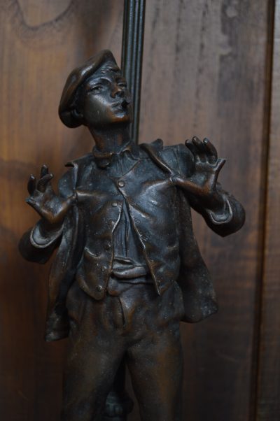 Pair Of French Eutrope Bouret Spelter Lamps SAI3538 - Image 4