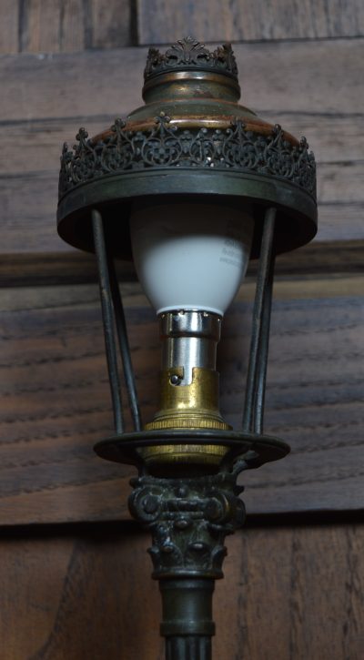 Pair Of French Eutrope Bouret Spelter Lamps SAI3538 - Image 5