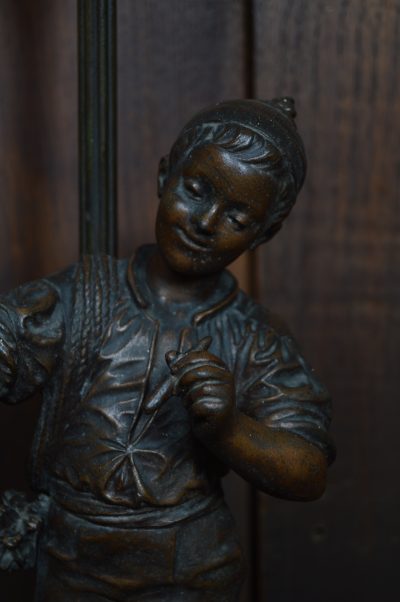 Pair Of French Eutrope Bouret Spelter Lamps SAI3538 - Image 14