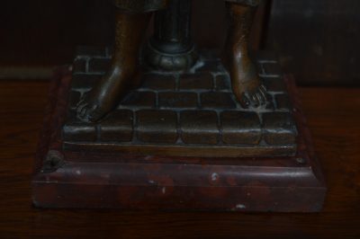 Pair Of French Eutrope Bouret Spelter Lamps SAI3538 - Image 15