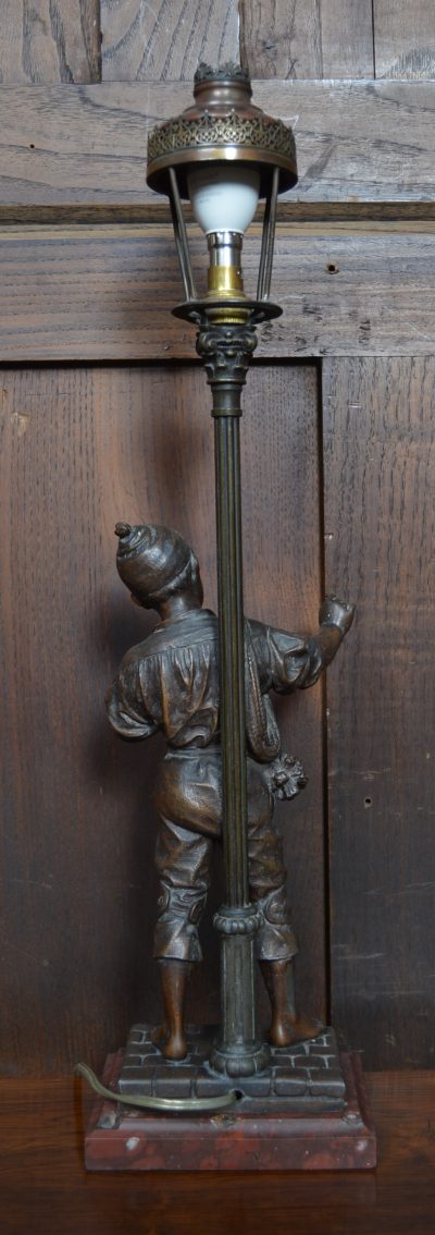 Pair Of French Eutrope Bouret Spelter Lamps SAI3538 - Image 18