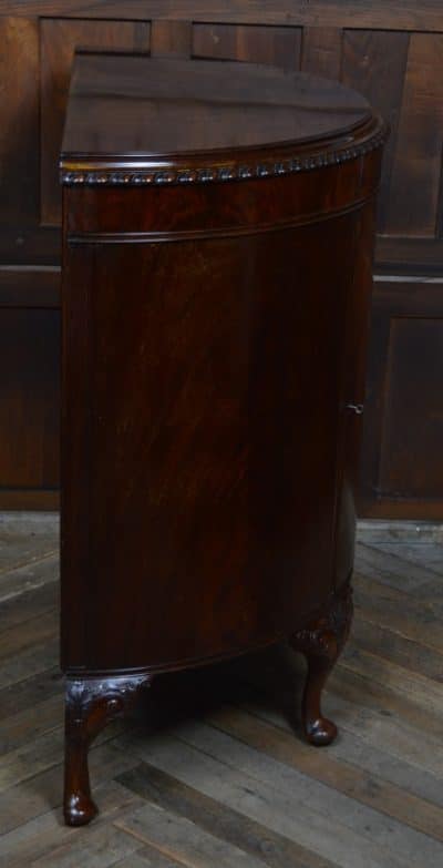 Edwardian Mahogany Demi-Lune Sideboard / Side Cabinet SAI3511 - Image 6