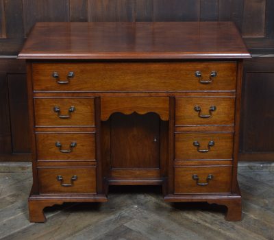 Edwardian Mahogany Knee Hole Desk SAI3539