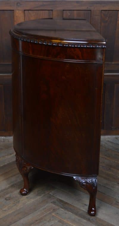 Edwardian Mahogany Demi-Lune Sideboard / Side Cabinet SAI3511 - Image 3